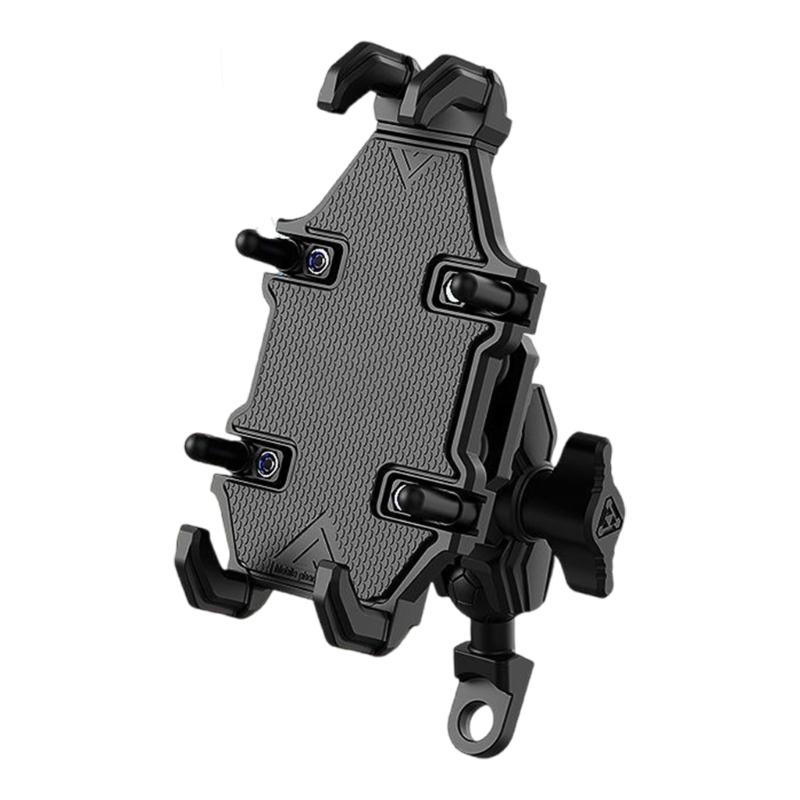 Motorcycle Phone Mount Holder Bike Phone Holder, Motorcycle Handlebar Cellphone Clamp,AntiShake Phone Mount