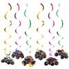 Monster Truck Mottoparty Geschirrset - Teller, Servietten & Dekorationen