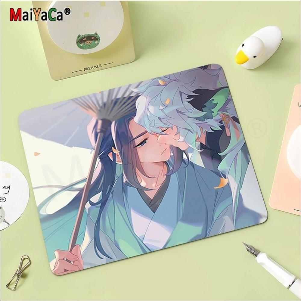 The Legend of LUOXIAOHEI Mousepad Rubber Small Thickened Mouse Pad Gaming Keyboard Table Mat Office Decor for PC Mouse Carpet