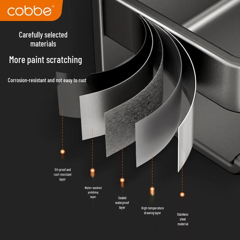 cobbe Bohrerfreie Wandmontage Badezimmerregal