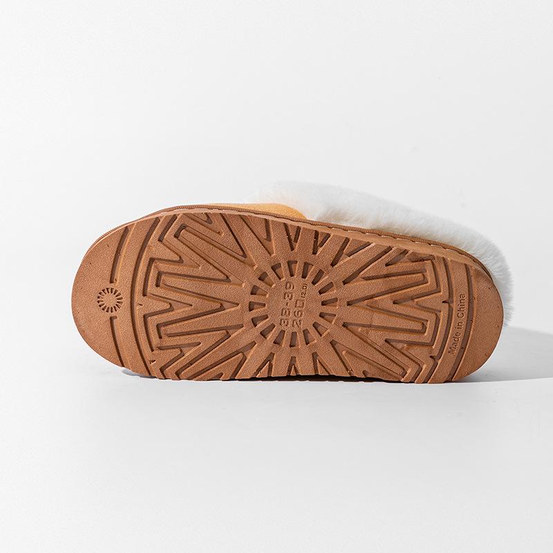 Bavlněné pantofle, Dámské vnitřní domácí silnopodrážkové plyšové teplé boty