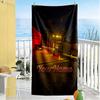 Kw Heavy Trucks Personalized Text Beach Towel Quick-Dry Soft Microfiber Portable for SwimmingBeachCamping Travel Beach AccessoriesGym