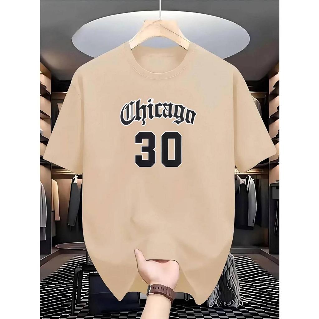 New summer short sleeved T-shirt with fashionable printed design