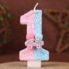 Gemini Digital Birthday Candle Cake Decoration Holiday Birthday Celebration Handmade Candle 0-9diy