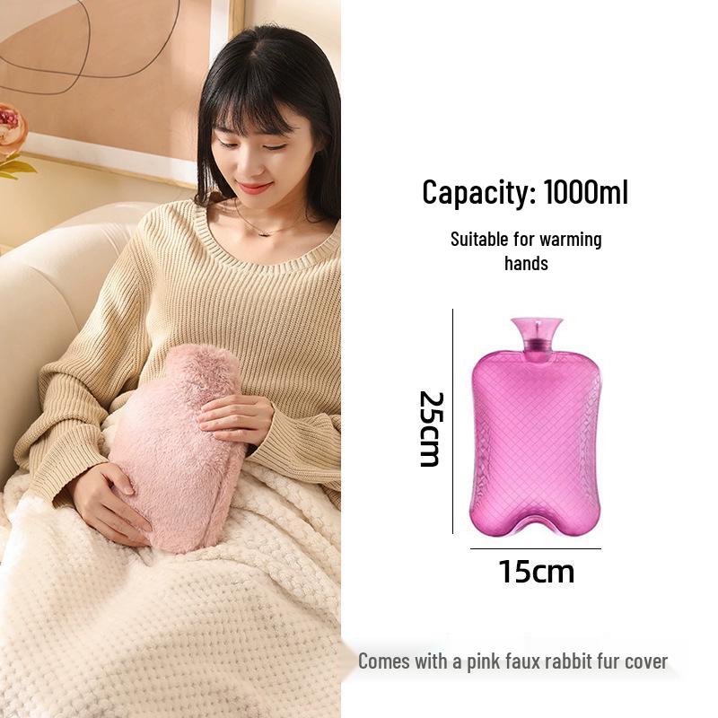 Extra Large Hot Water Bottle - Bed & Foot Warmer with Special Large Capacity