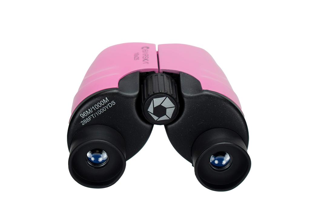 BARSKA 10x25 Pink Porro Binoculars