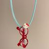 Summer Niche Handmade Color Dopamine Beaded Children's Fun Necklace Creative Cute Versatile Sweet Collarbone Chain
