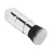 2 in 1 Face Oil Absorbing Roller Double Headed Foundation Brush Volcanic Stone Oil Control Roller Brown