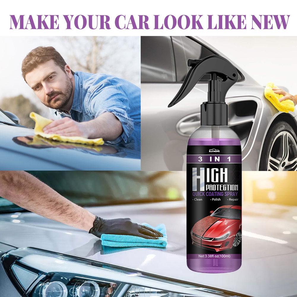 Car Paint Surface Cleaning Agent High Protection Car Powerful Decontamination 100ml Decontamination Brightening Spray