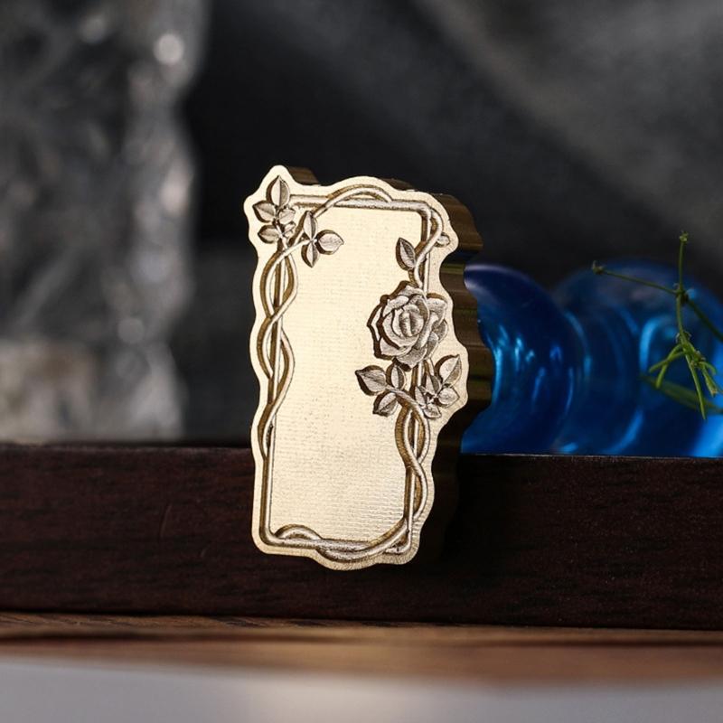 Wax Stamp Head, Wax Seal Stamp Head, Round/Oval/Square Wax Seal Stamp Head for Seal Envelope Invitation Scrapbooking