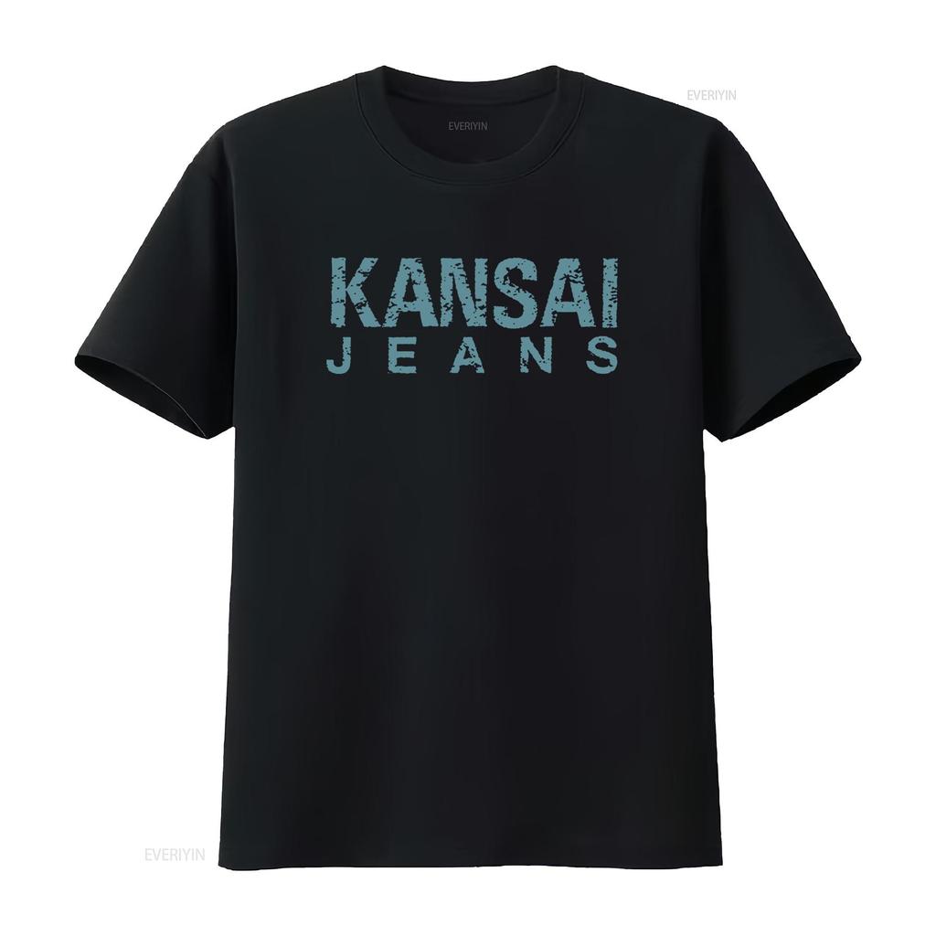 Vintage KANSAI JEANS T Shirt Small Medium Sizes Rare 90s Japanese Designer Streetwear High Fashion Harajuku Vintage Washed