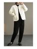 Women's Quilted Light Cotton Jacket - Autumn/Winter 2025, Short Solid Color Outerwear