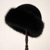 Fluffy Fur Bucket Hat For Women Plush Fisherman Hat Warm Women'S Winter Hat Thicken Cold Snowy Day Panama Cap Chrismas Gifts