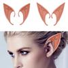 1 Pair Elf Ears Realistic High Simulation Soft Stage Props Halloween Cosplay Silicone Elf Ears for Prom
