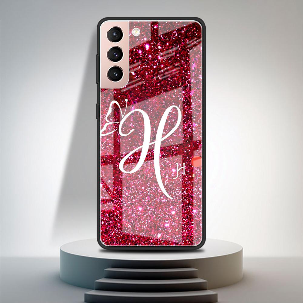 

Стеклянный чехол с художественной надписью для Samsung Galaxy S20 FE S21 S10 S9 S8 Note 10 Plus 8 20 Ultra 9, роскошный чехол из закаленного стекла Samsung S20 FE