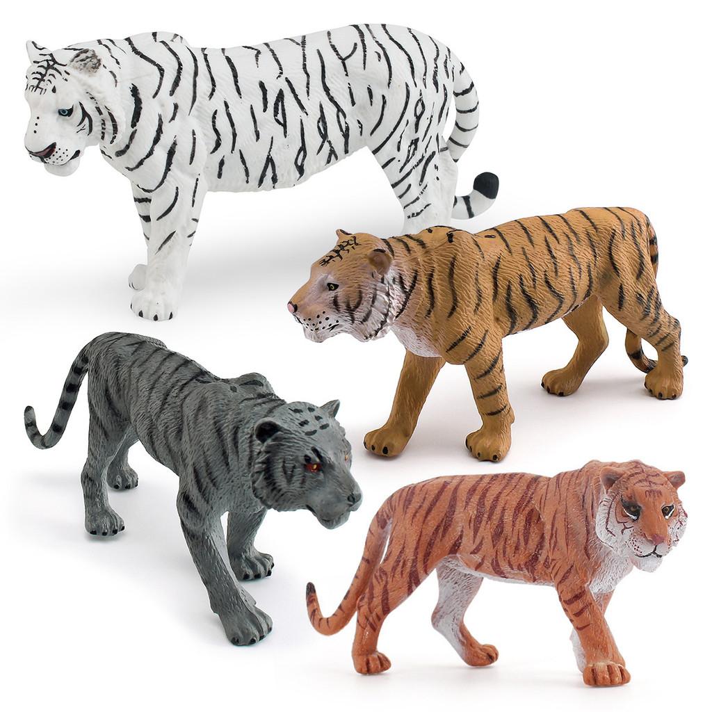Wild Animal Tiger Model For Kids Educational Decor Pvc Static Figurine