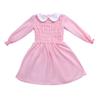 Stranger Things Eleven Cosplay Pink Dress With Polyester Fabric For Kids And Adults