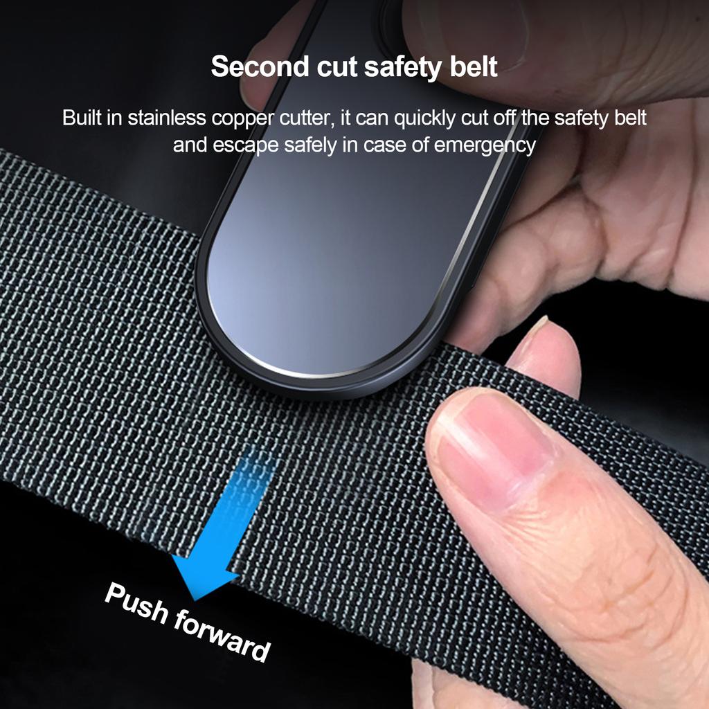 Portable Car Safety Hammer Multifunctional Glass Breaker & Seatbelt Cutter Pocket Size Lightwieght for Emergency Escapes