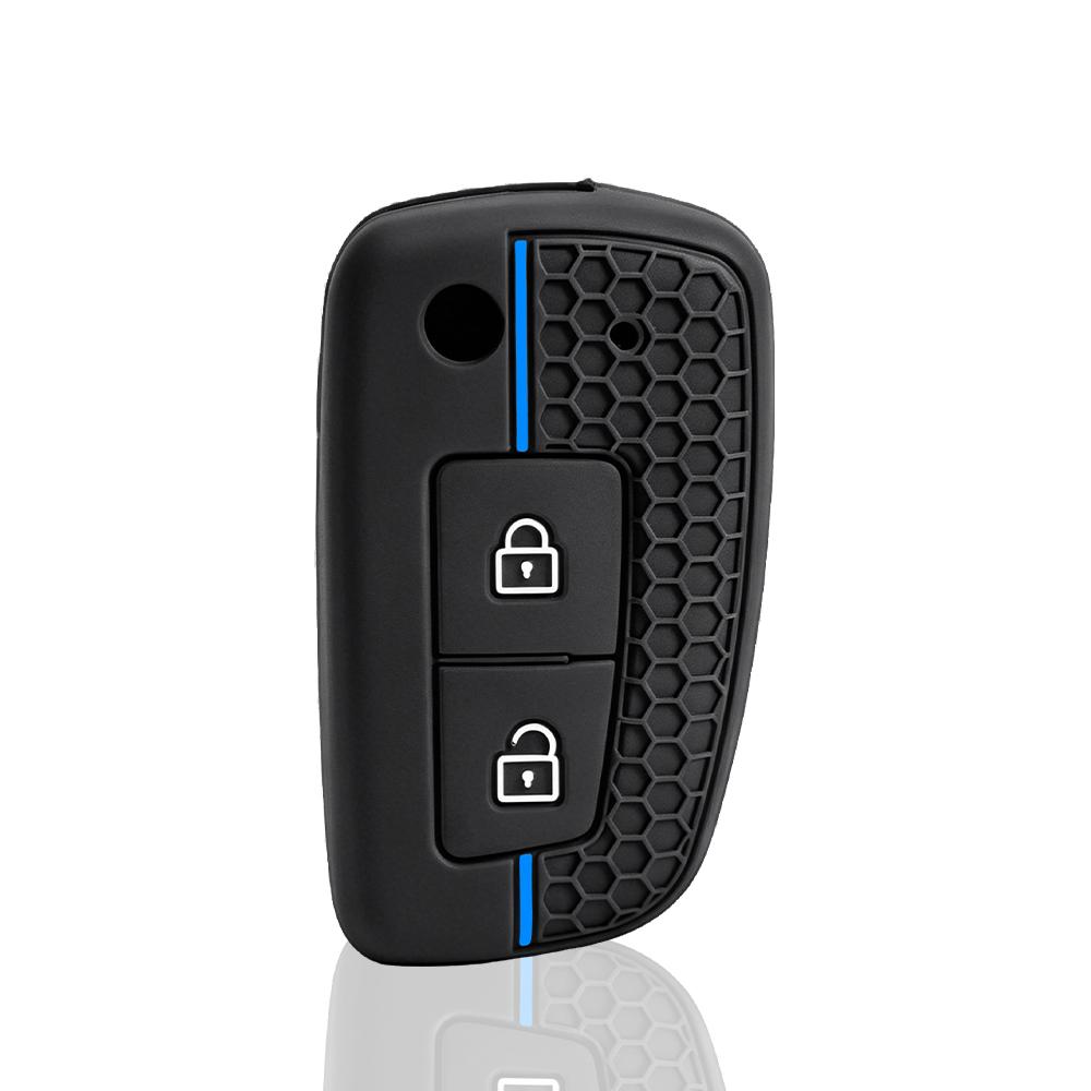 2Buttons Silicone Car Key Fob Cover Case Cap For Nissan Sunny Qashqai J11 X-Trail Murano Kashkay Juke Flip Folding Remote Case