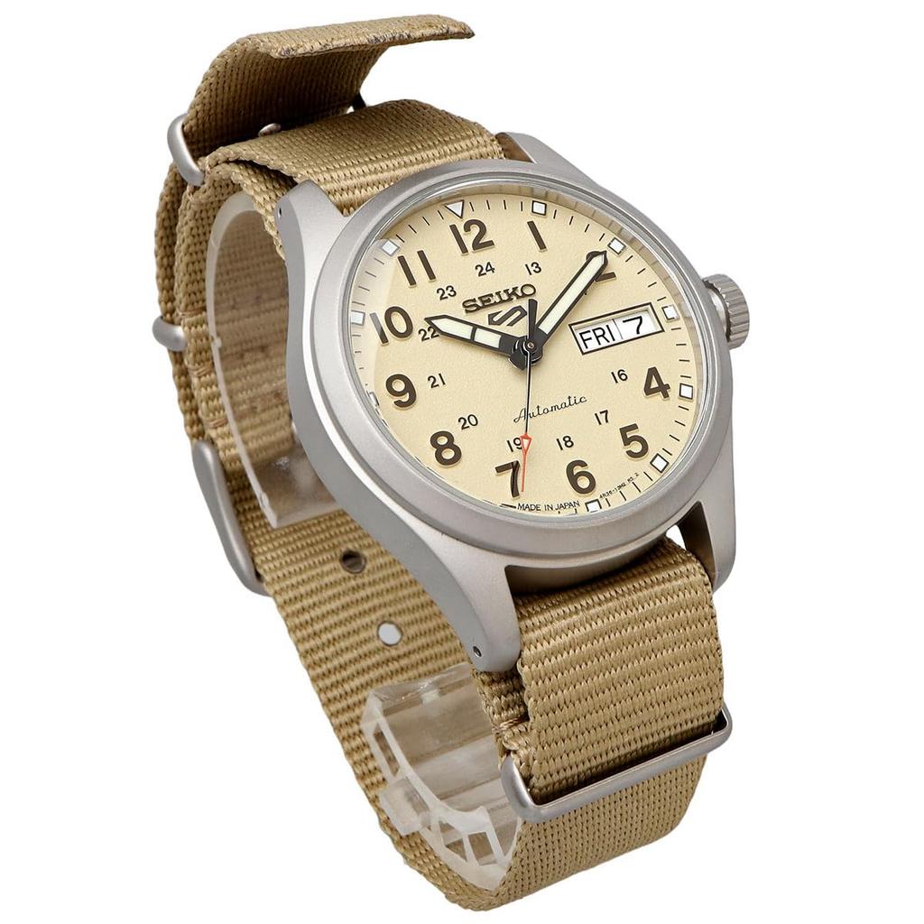 Seiko 5 SPORTS Seria Field Zegarek mechaniczny Seiko Five Sports Wyprodukowano w Japonii SRPJ83 Beżowy Model zagraniczny [Seiko] Średniej wielkości Męski [Przedmiot]