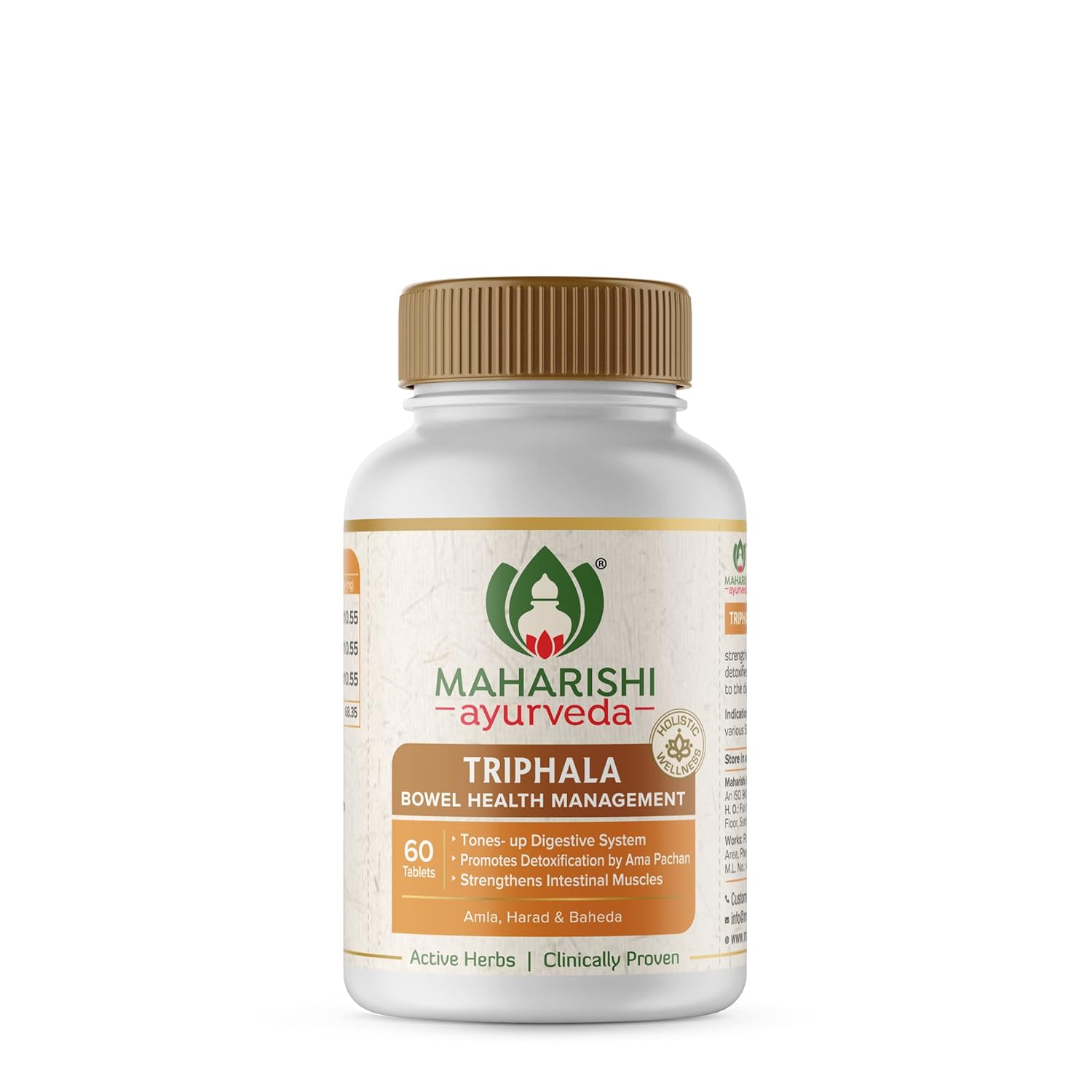 

Maharishi Ayurveda Triphala Tablets Maharishi Ayurveda| Supports Healthy Digestion | 60 Tabs (Pack of 2)