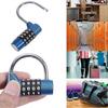 Resettable 4 Digit Combination Padlock, Gym Locker Lock, Resettable Heavy Duty Lock, 54mm/2.13" - RiRi
