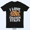 I Love Chicken Strips Funny Food Design T-Shirt