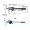 SHAHE Hardened Stainless Steel 100/150/200/300 mm Digital Caliper Electronic Vernier Micrometer Measuring Tools