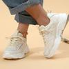 Breathable Chunky Sneakers Trendy Platform Shoes Women Fashion Casual Sports Shoes Men's Outdoor Walking Shoes Thick Sole