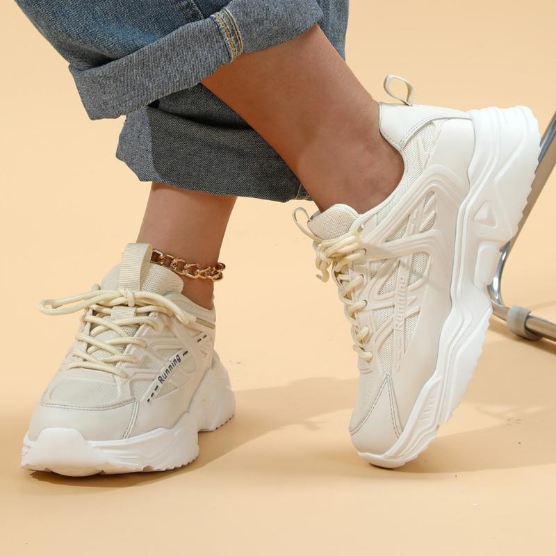 Breathable Chunky Sneakers Trendy Platform Shoes Women Fashion Casual Sports Shoes Men's Outdoor Walking Shoes Thick Sole