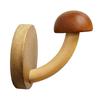 AEE4-4Piece Non-Perforated Solid Wood Hook Kitchen Bathroom Cloakroom Door Hook Wooden