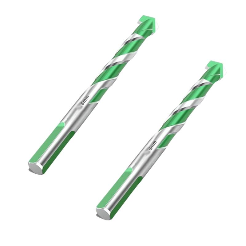Spiralbohrer für Fliesen Beton Multifunktionale Bohrer Superharte Schneide Bohrer 3-12mm Schlagbohrer