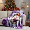 Deportivo A Coruna Crest Throws Blanket Flannel Blankets Plush for Couch Bed Gifts for Men Women Travel picnic blanket Christmas fan gifts