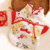 Pet Winter Festival Outfit Chinese Style Cotton Coat Dogs Cats Bichon Frise New Celebration