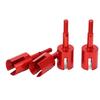4Pcs RC Diff Cup Diff Ential Joint Cup Aluminium Upgrade Part for    02 1Celsius10 RC Vehicle