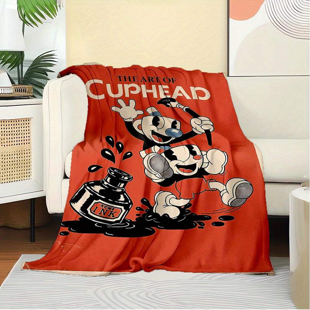 Anime Attack on Titan Eren Mikasa Cartoon Flannel Blanket,Warm and Cozy Soft Throw Blanket for Home Bedroom Bed Sofa Cover Kids