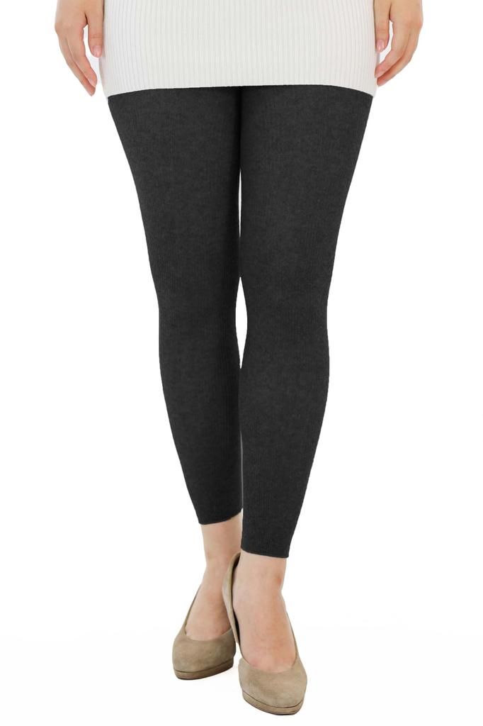 IFMIC Relaxed Promotes Blood Ribbed Slimming Loose Black Leggings, Circulation, Women's Leggings, Leggings, Legs, Fit, (M-L)