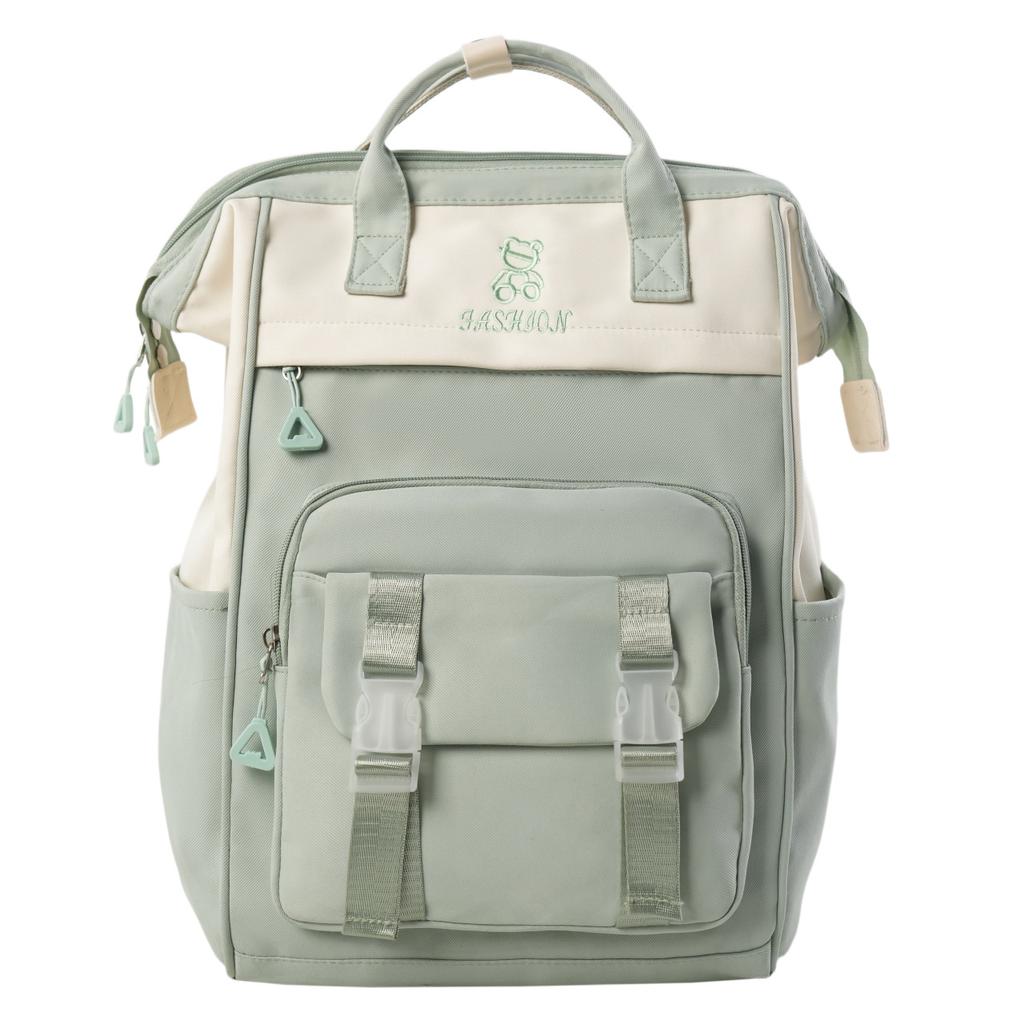 Schoolbag New Women's Backpack Large Capacity Leisure Outdoor Travel Bag College Student Class School Bag Storage Mommy Bag