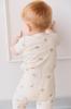 Organic Cotton Short Sleeve Bodysuit Sasha Puppy Tofu JBCO251241 Baby IVR 70 [Jamie Kay]