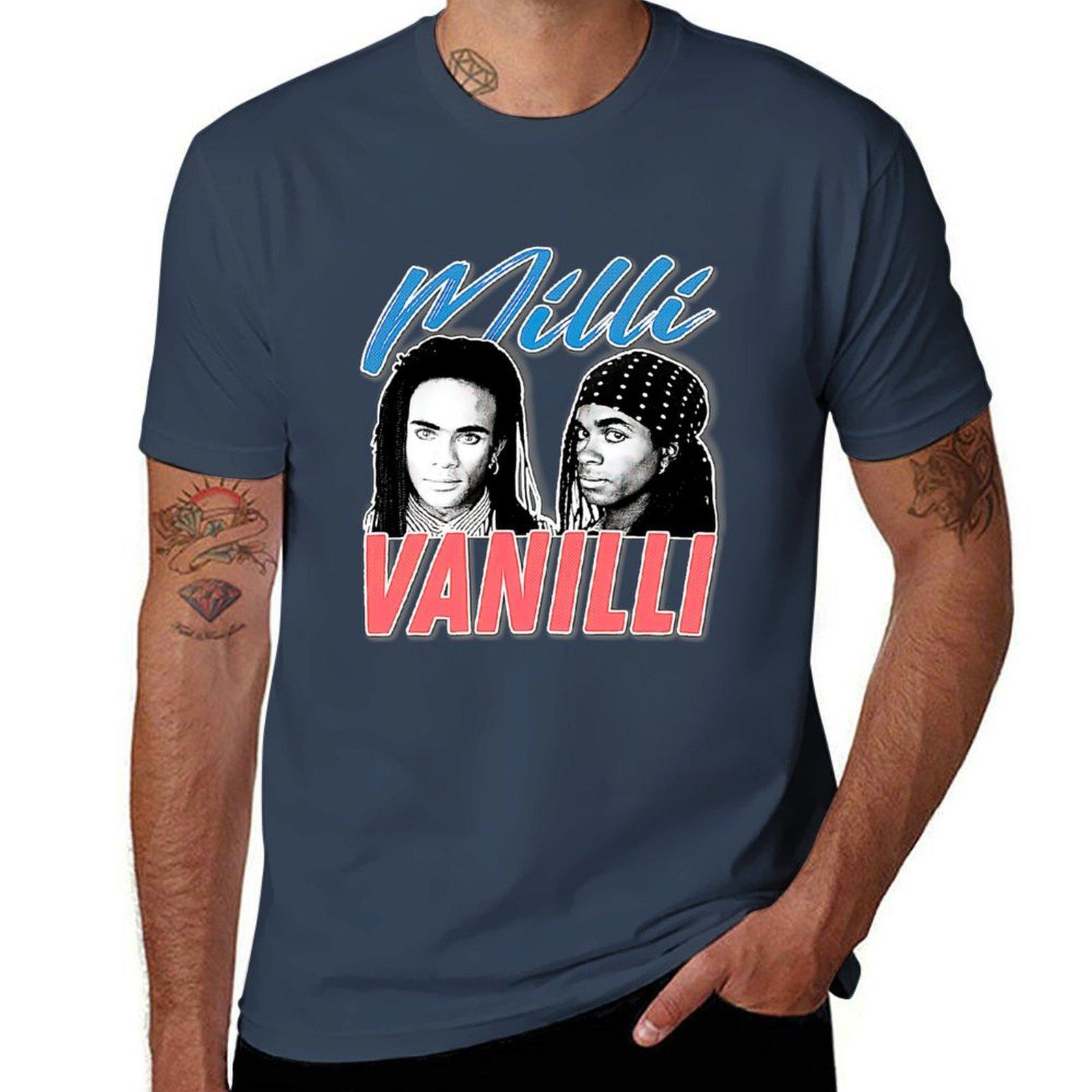 Milli Vanilli Iimilli Vanilli Milli Vanilli Tshirt Festive Simple Tshirt S