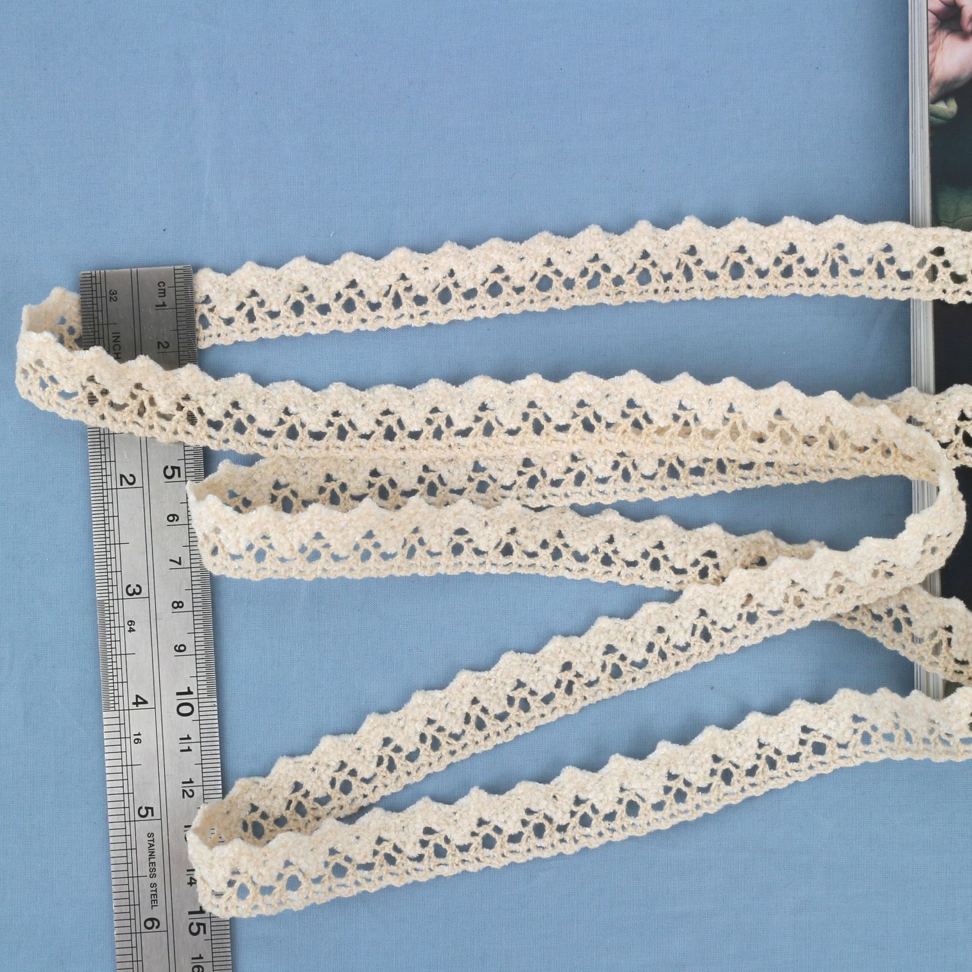 Хлопковая Нить Кружево Домашнее Мягкое Украшение Кружево, Одежда Юбка Хлопковый Край Аксессуары Кружево Хлопковая Нить S0186