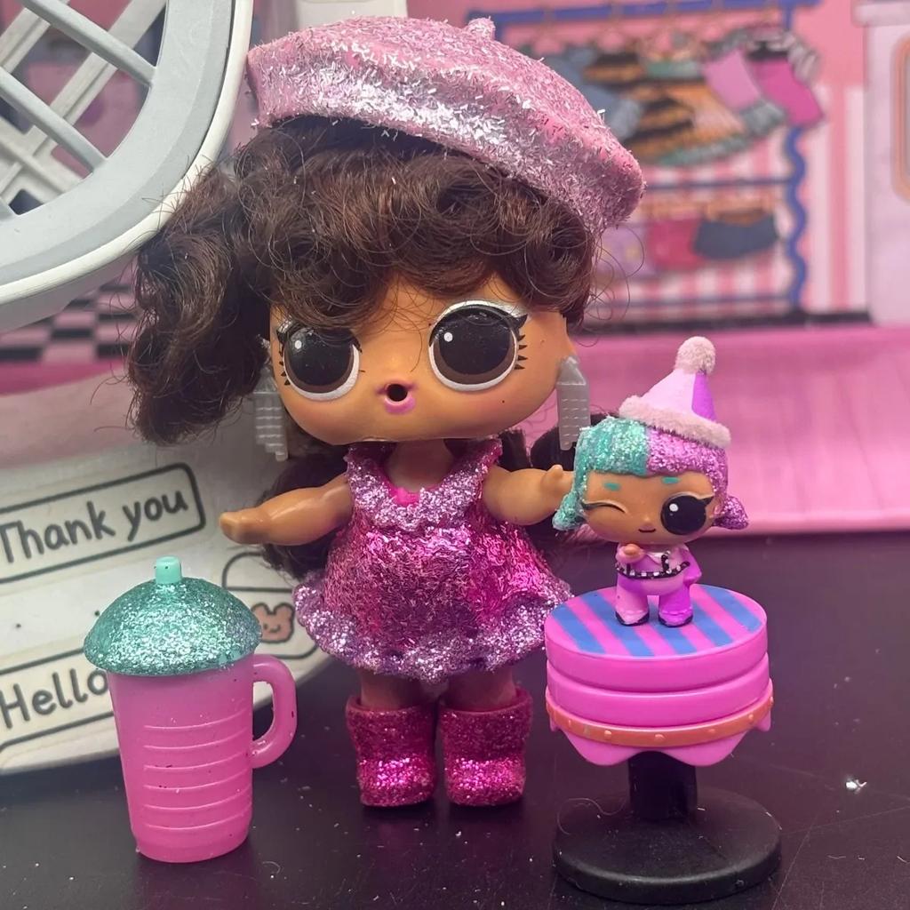 8CM LOL Doll Collectible Girl DIY Toy Doll Set Includes Doll Clothes, Shoes and Accessories Children's Birthday Gift