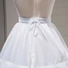 Bride Gown Petticoat with 3 Hoops Support Elastic Waist Band Tulle Underskirt for Wedding Dress and Evening Gowns