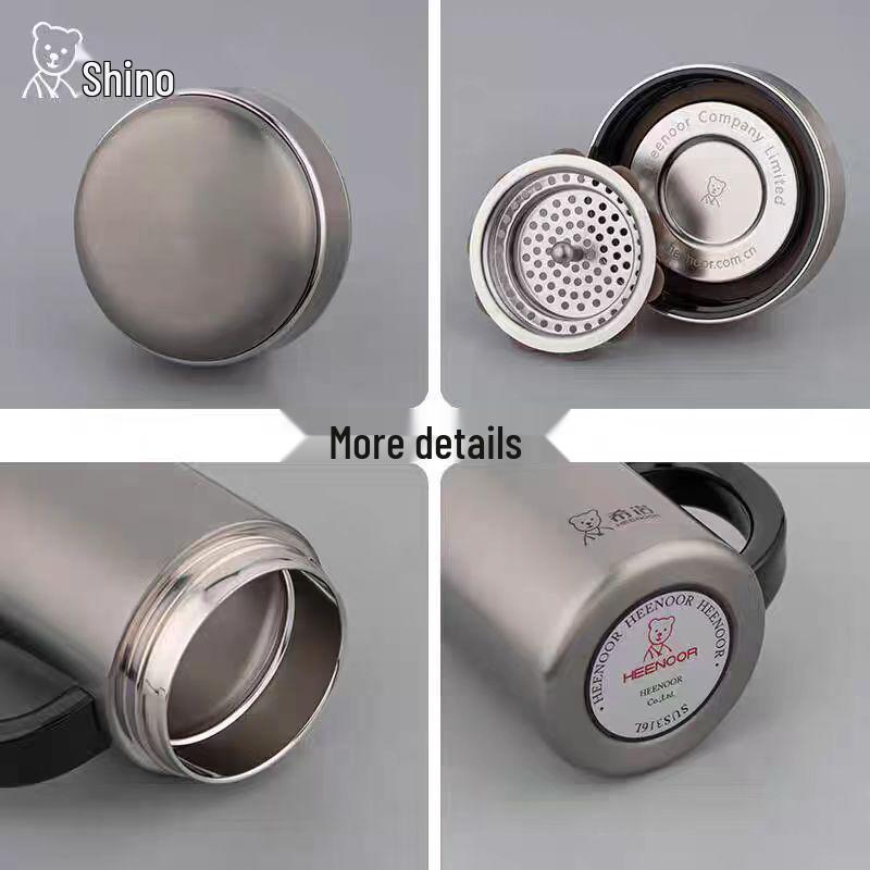 Xinuo Insulated Stainless Steel Mug with Tea Filter - Portable Gift Cup for Men and Women