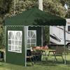 Pop up Party Tent 195 x 195 x 245 cm Green Oxford Fabric