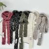 Women Skinny Scarf Thin Choker Knit Belt Long Tie Scarf Bag Handle Wrap