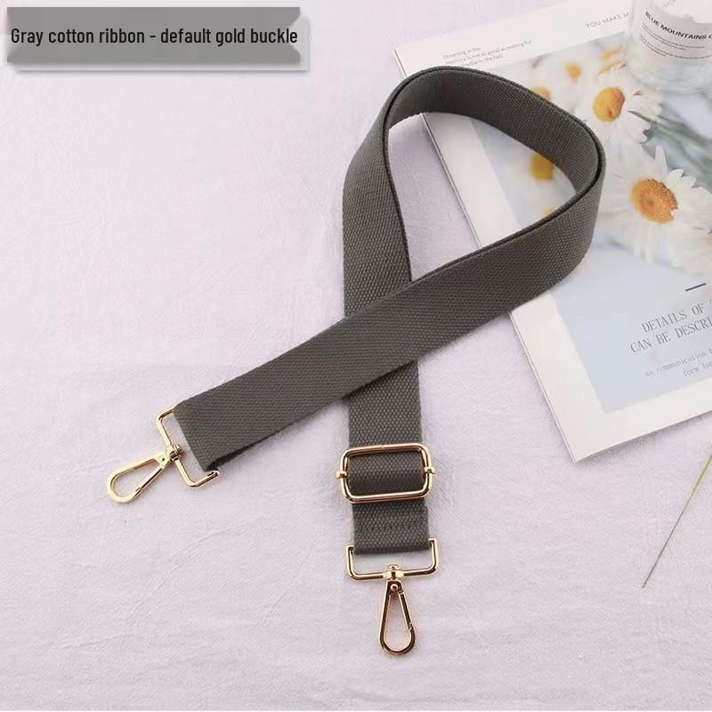 Crossbody Casual Solid Color Cotton Handbag with Adjustable Back Support Straps