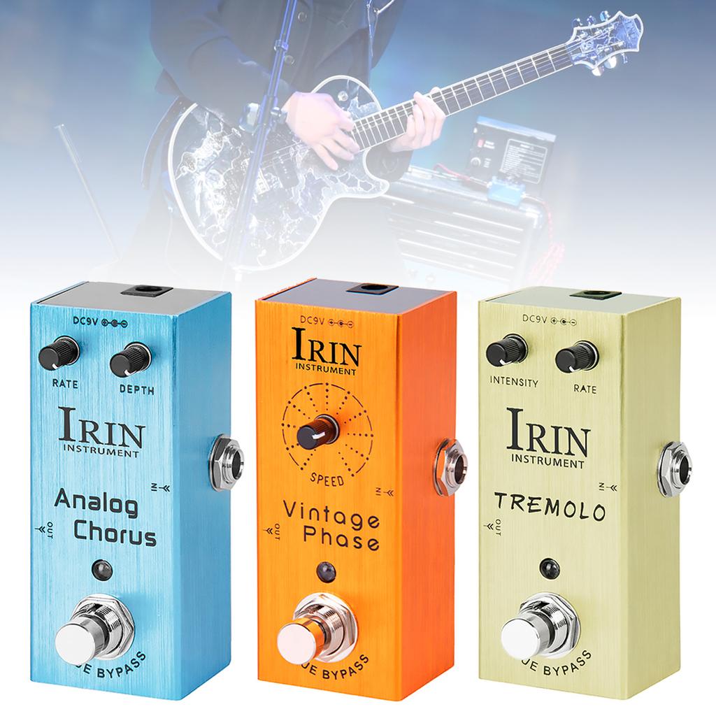 Tremolo Analog Chorus Vintage Phase Vollmetall Gitarren Attract Pedal True Bypass Mattiertes Gehäuse