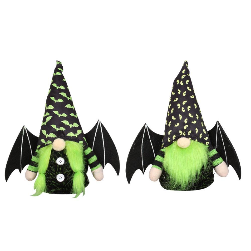 Cartoon Halloween Gnomes Doll Mini Plush Table Ornament Portable Dwarf Plush Doll  Party Supplies