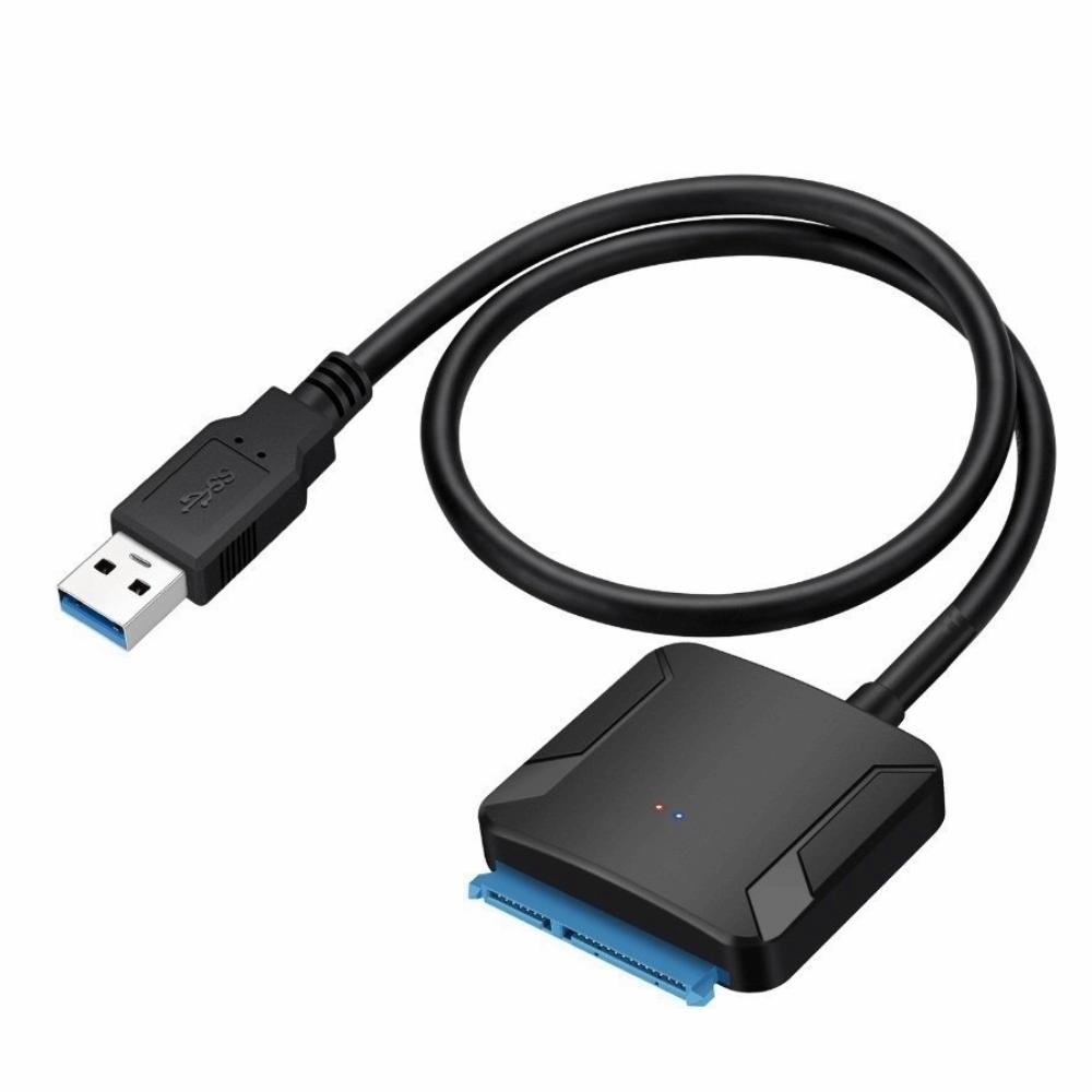 12V Power Adapter SATA To USB 3.0 Adapter Cable SSD HDD Adapter Cable  For External Drive SATA to USB3.0